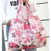Bolsa de Compras Plegable de Gran Capacidad Transfronteriza Dibujos Animados Japoneses Impermeable Tela Oxford Ecológica Bolsa de un Solo Hombro para la Compra al por Mayor