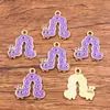 Múltiples Dijes de Aleación para Manualidades Chapado en Oro KC Animales Esmaltados Caballo Hormiga Oruga Insecto Caracol Colgantes Accesorios