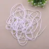 Directo de fábrica cordón elástico redondo blanco para oreja al contado Protección Ambiental alta calidad 3 mm nylon alta elasticidad núcleo de aceite cordón para oreja