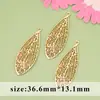 Venta Caliente Transfronteriza Chapado en Cobre Oro Real de 18 Quilates Hecho a Mano Anillo Individual Pendientes de Horquilla para el Cabello Pulsera Collar Accesorios de Joyería DIY