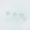 Peine de Cobre Ondulado de Dientes Finos para Electroforesis Galvanoplastia Estilo Antiguo Dinastía Han Peine de Siete Dientes DIY Accesorios para el Cabello Venta al por Mayor y al por Menor