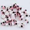 Pulsera de cuentas de cerámica con puntos de ola y setas, collar de cuentas, accesorios para joyería DIY, materiales hechos a mano, venta al por mayor