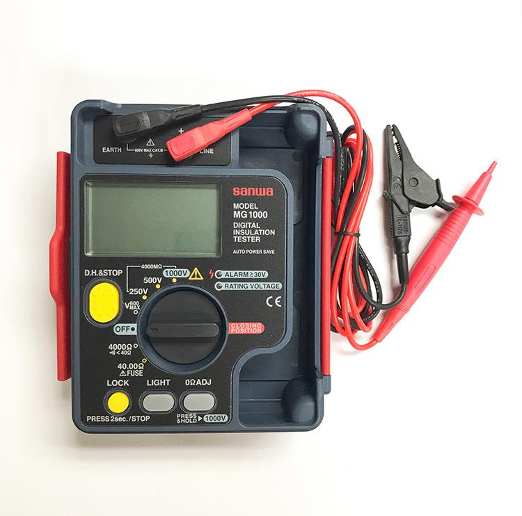 绝缘电阻测试仪SANWA三和MG1000 500 M53 MG5000数字兆欧表HG561H
