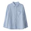 [Venta de Liquidación] Camisa de Lino Lyocell para Mujer, Nuevo Estilo Primavera y Otoño, Corte Holgado y Relajado, Cardigan con Protección Solar