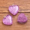 9 Colores 19x21mm Accesorios de Resina DIY Corazón Brillante Lindo Pasador para el Cabello Bolso Llavero Colgante Decoración