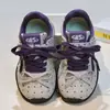 Zapatos para Niñas 2026 Otoño Nuevos Zapatos Deportivos Infantiles Plateados Moda Princesa Zapatos Forrest Gump para Niñas Mayores Running