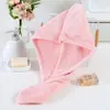 Gorro Secador de Cabello de Felpa de Coral de Doble Capa para Mujeres, Toalla Secadora de Cabello para el Hogar, Gorro Secador de Cabello con Diseño de Piña