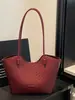 Yuezhi 2026 Verano Nuevo Bolso Tote con Patrón Tejido para el Trabajo, Bolso de Hombro Vintage de Gama Alta, Bolso de Mano de Gran Capacidad