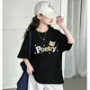Ropa para Niños, Camisetas de Manga Corta de Algodón Puro para Niñas, Ropa Casual Casual de Venta Caliente en Verano para Niños Medianos y Grandes, Tops de Manga Corta Elegantes y de Moda para Niñas