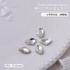 Mini tamanho pequeno Machado Internet Vermelho Macaquinho Cor Pontiaguda Inferior Especial-em forma de Diamante Glaciar Rosa Branco K9 Diamante Nail Art Jóias