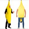 Ropa Divertida de Fruta Plátano Halloween Dibujo Animado Disfraz de Actuación Forma de Material Compuesto Creativo