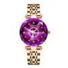 Producto Popular Transfronterizo Reloj de Cuarzo Corazón del Océano Transmisión en Vivo Reloj para Mujer Banda de Acero Incrustada de Diamantes Reloj Impermeable para Mujer Venta al por Mayor