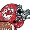 Casco de Fútbol Americano NFL con Lentejuelas KC