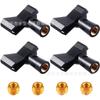 Microfone grampo universal grampo de mola grampo grampo com suporte de reforço de rosca de cobre dourado conjunto de clipes acessórios