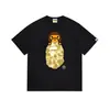 Camiseta de Verano Camuflaje Unisex Manga Corta Cuello Redondo Estilo Japonés Moderna para Hombres y Mujeres
