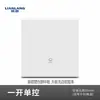 Painel de interruptor de placa grande ultrafino fosco branco creme uma abertura controle simples tomada de cinco furos embutida 86 duas aberturas controle duplo atacado