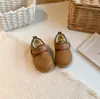 Zapatos de Algodón Birken para Niños 2026 Otoño/Invierno Nuevo Estilo de Moda para Niñas Forrados de Felpa Cálidos Versátiles para Exteriores Cómodos Zapatos de Algodón