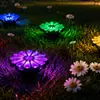 Luz de margarita solar subterránea transfronteriza, luz decorativa para jardín de paisaje, luz LED con enchufe de tierra, luz ambiental de flor creativa