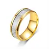 Suministro Transfronterizo, Anillo de Acero Inoxidable de Moda y Personalizado, Textura de Rama, Anillo de Joyería de Acero de Titanio para Hombres y Mujeres, Venta Directa de Fábrica