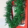 Fita de lã de Natal de 180 cm para casamento, guirlanda de grama garança, decoração de árvore de Natal, faixa colorida para sala de casamento, layout do local
