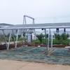 Soporte para cochera de fácil instalación con soporte de aleación de aluminio para generación de energía fotovoltaica, soporte para estacionamiento solar