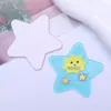Parche Estilo Ins de Dibujos Animados Lindo con Estampado de Estrella de Cinco Puntas Accesorios para Pasadores de Pelo de Acrílico DIY Material para Colgante de Collar Infantil