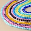 Cuentas redondas semiacabadas de cristal ojo de gato en stock del fabricante, cuentas sueltas para hacer joyería DIY, accesorios para pulseras y collares, venta al por mayor