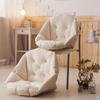 Cojín para Silla de Asiento de Dormitorio Cojín para Silla de Oficina Trabajador Cojín para Glúteos Respaldo Integrado Artefacto Sedentario Correa