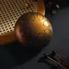 Instrumento de percusión de tambor colorido etéreo transfronterizo de 6 pulgadas para niños tocando pandereta de dos tonos para principiantes al por mayor