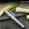 Descascador multifuncional de aço inoxidável para batatas, maçãs e melões; descascador e raspador de frutas de cozinha