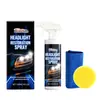 Spray para Cuidado de Faros HOMONTH - Spray para el cuidado de los faros para aumentar la claridad visual y proteger las luces