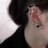 Diseño Colgante de Oreja de Araña Dulce Oscuro Cool Pendientes Punk Viento Frío Spice Girls Nicho de Alta Gama Clip para Hueso de Oreja con Poste para Oreja Pendientes