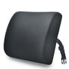 Suporte lombar para cadeira de escritório, espuma viscoelástica, suporte para cintura, almofada para encosto de cadeira sedentária, removível e lavável, almofada lombar para assento de quatro estações para trabalhadores de escritório