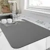 Tapete de drenaje para encimera de cocina, tapete aislante de calor para barra de café, tapete absorbente de tierra de diatomeas para fregadero, mantel individual resistente a las manchas, Amazon