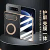 Aplicable a Funda para Teléfono Xiaomi 18Fold Plegable Central Protección Eje Central Cobertura Completa Soporte Giratorio Redondo Funda con Borde Dorado Anticaídas