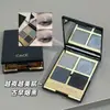CACE Nueva Paleta de Sombras de Ojos Negra Dorada de Cuatro Colores Perlescente Mate Sistema de Colores Tierra Desarrollo de Color Sin Polvo Suelto Maquillaje Chicas