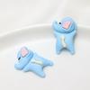 Accesorios de bricolaje, lindos dibujos animados acostados durmiendo, parche de animal pequeño, crema, accesorios de carcasa para teléfono móvil, broche de horquilla, material
