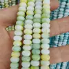 Cuentas de Ábaco Teñidas al Agua de 8x5 mm, Cuentas de Vidrio que No se Desvanecen, Cuentas Sueltas de Vidrio, Materiales para Joyería de Pulseras, Venta al por Mayor para Manualidades con Cuentas