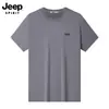 Camiseta de Manga Corta Bordada Jeep Spirit Jeep para Hombre Casual Deportiva de Verano Pullover Transpirable Antibacterial