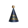Dorado oro flash pequeña bola de pelo gorro de cumpleaños bola de pelo grande Fiesta de Cumpleaños niños mini gorro de cumpleaños pequeño libro rojo