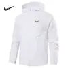 Chaqueta Deportiva Casual de Seda Helada de Secado Rápido para Hombre, Ropa Fina Transpirable con Capucha para Protección Solar para Hombres y Mujeres