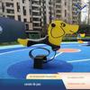 Comunidade do parque ao ar livre Primavera cavalo de balanço jardim de infância playground plástico balanço cavalo não-padrão equipamento de diversão infantil