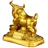 Adorno del Buey del Zodiaco Que Cambia las Cosas, Adorno de Buey de Cobre para Decoración de Escritorio de Oficina, Diseño Auspicioso de Buey, Fabricante de Artículos de Cobre