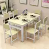 Mesa de comedor restaurante de comida rápida tienda de fideos catering mesa de comedor rectangular comercial silla un juego restaurante de bocadillos desayuno mesa de comedor silla