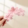 Grampo de Cabelo Flor Conjoined Novo Avistado Transfronteiriço Prendedor de Cabelo Disco Simples Fashionável Prendedor de Cabelo Shark Clip para Cabeça Feminina