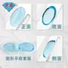 Huagang Gems Huevo Forma Aguamarina Vidrio Piedras Sueltas Mayoreo Plano Base Plana Oval Superficie Curva Strass Sintético