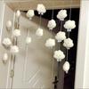Cortina suspensa em nuvem, cortina de porta em forma de coração para meninas, estilo Ins, decoração de quarto infantil, divisória, cortina suspensa, ornamentos para pendurar na porta sem perfuração