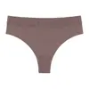 Tanga sexy esportiva calcinha feminina cintura senhoras Europa e Estados Unidos sem costura traseira plus size-Calça T feminina cor sólida feminina