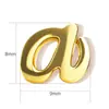Superficie de Espejo de Cobre Nueva Transfronteriza Colgante de 26 Letras Inglesas Collar Pulsera Pendientes DIY Accesorios Simples Versátiles