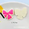 Borracha macia de PVC Laço simples DIY Grampo de cabelo infantil Furos para sapatos Fivela Acessórios Atacado